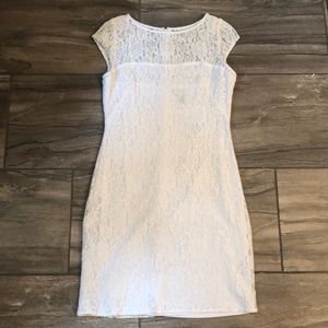 White lace dress